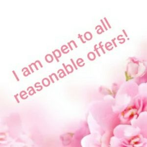 Open to reasonable offers!